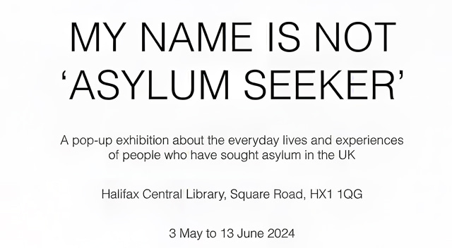 My name is not ’Asylum Seeker’ event
