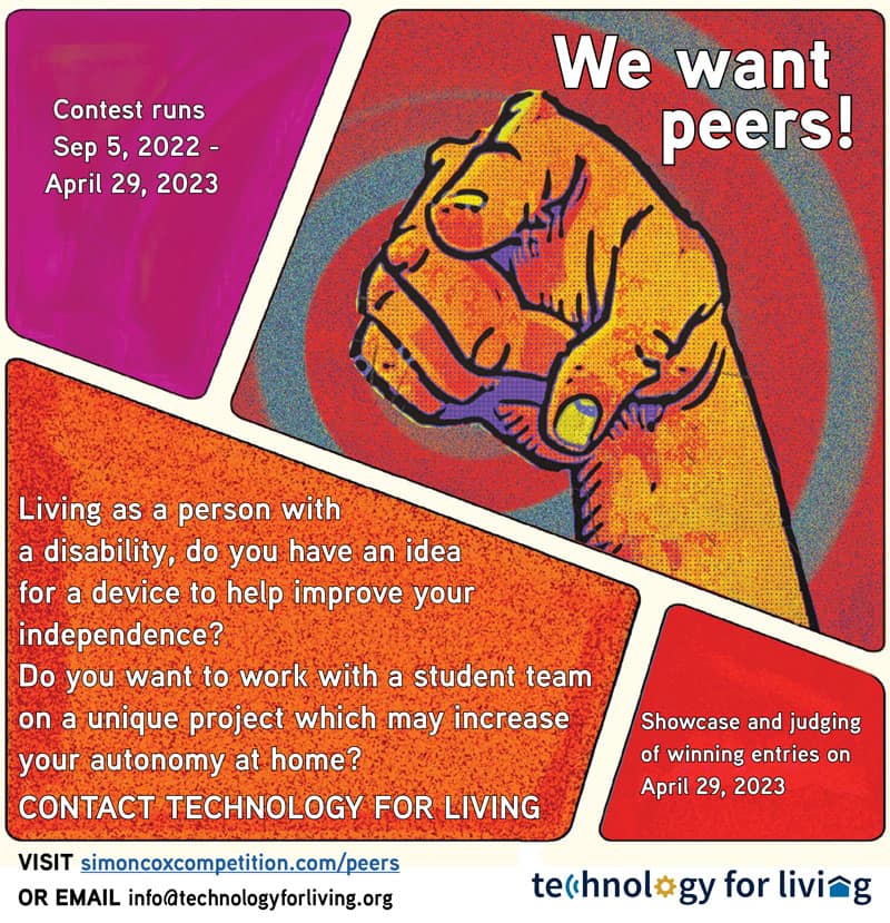 Pop art inspired poster to advertise the Simon Cox Competition to peers